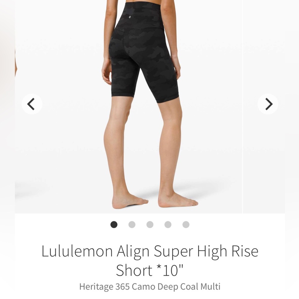 Lululemon Align Super High Rise Short *10"